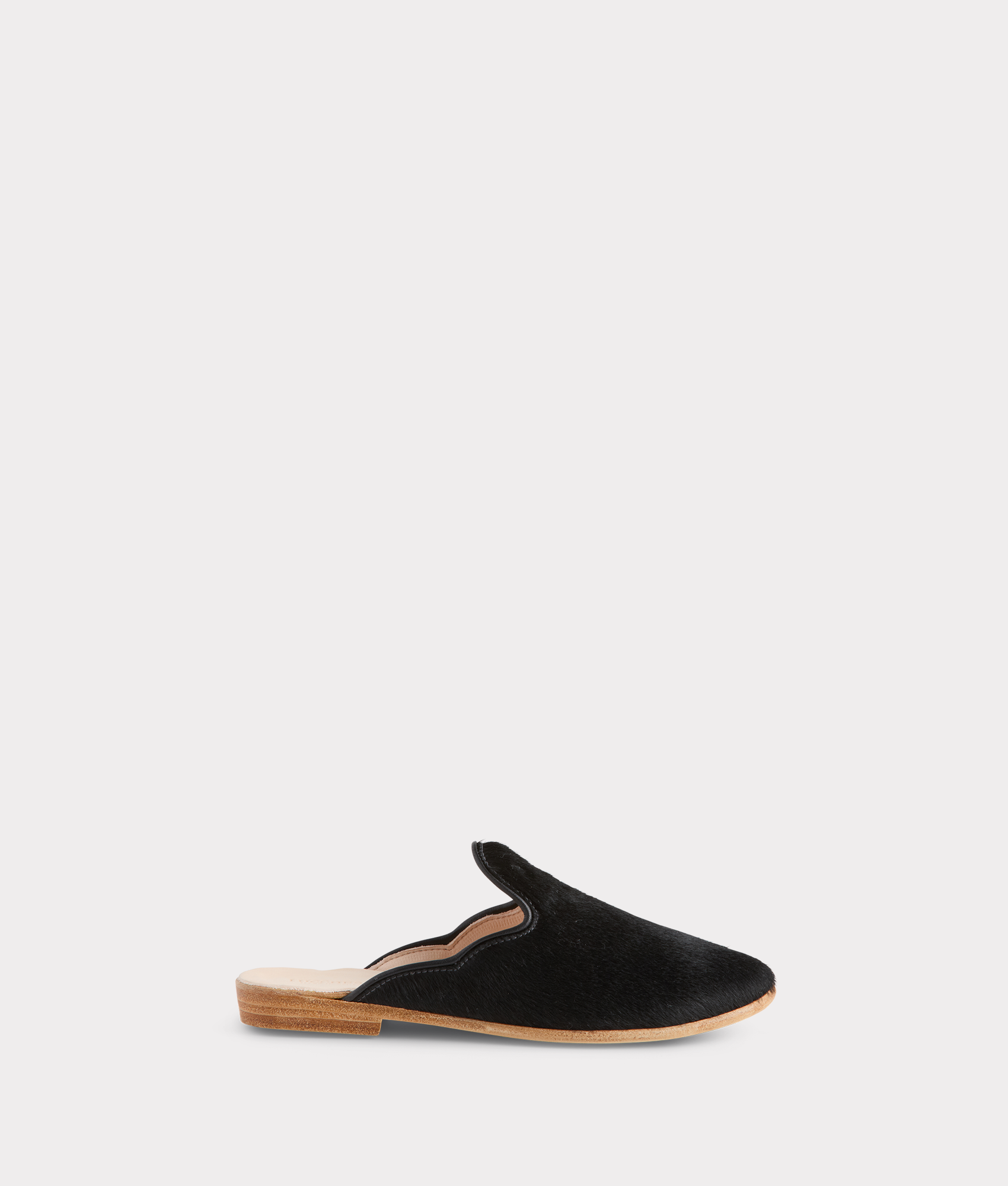 Black Cantle Mule Shoes for Women - Comfortable Slip-On Loafers for Casual Wear, Office & Outdoor Walking