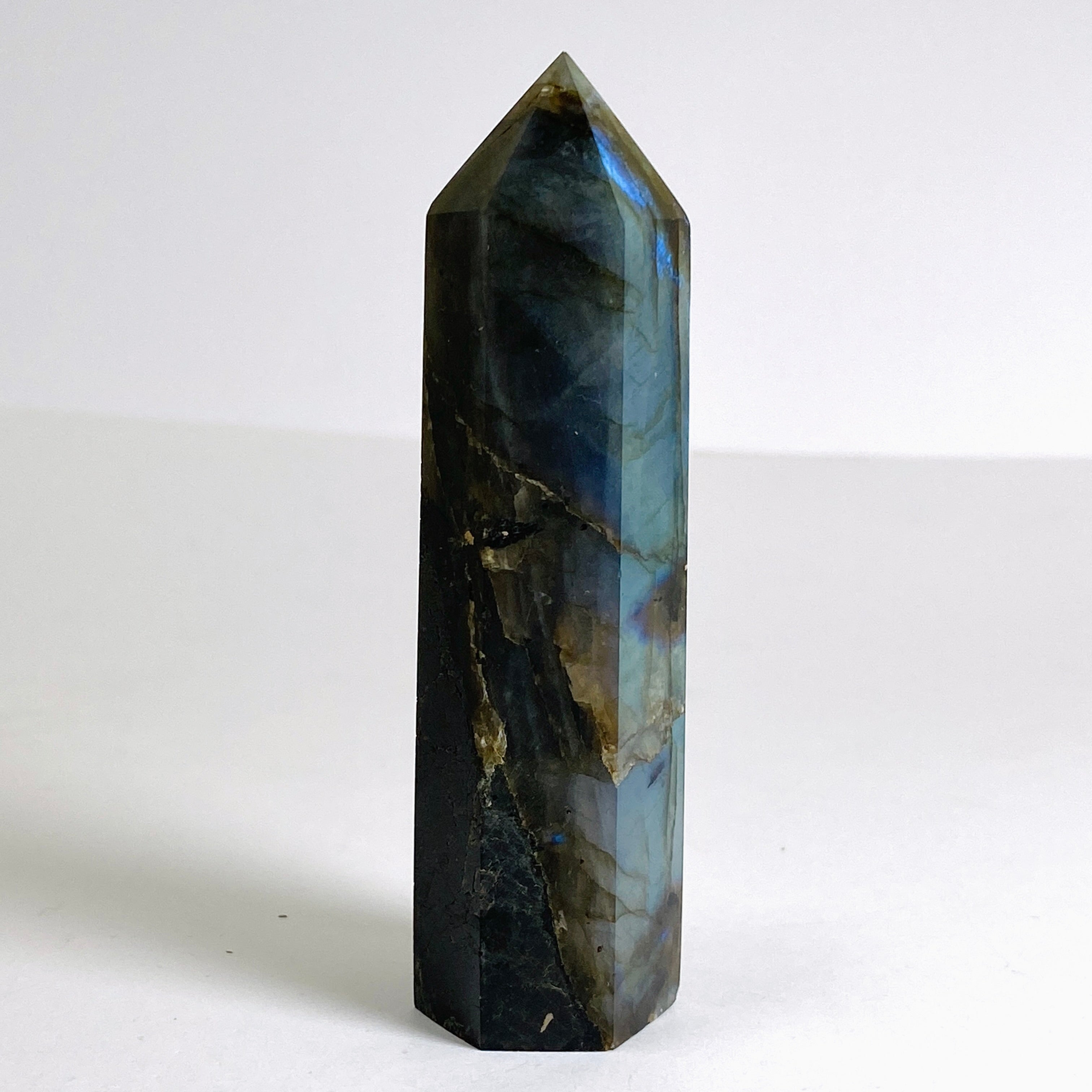 Labradorite Small Generator LSG 06 - Portable Crystal Energy Device for Home & Office Meditation, Healing & Spiritual Practice