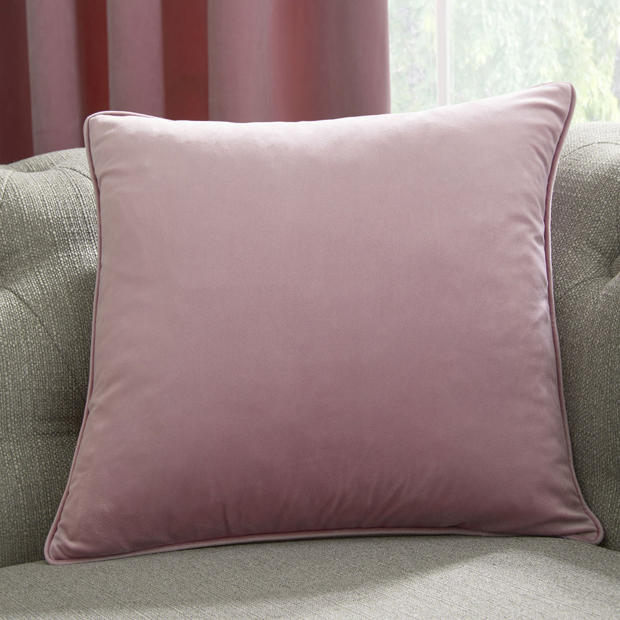 Laurence Llewelyn Bowen Montrose Blush Pink Decorative Throw Pillow Cushion - Perfect for Sofa, Bedroom & Living Room Decor