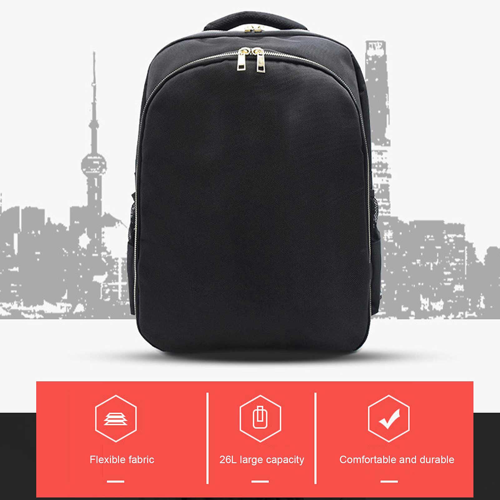 ANKROYU Professional Hairdressing Backpack - Large Capacity Salon Tool Organizer with Multiple Pockets, Portable Hairstylist Travel Bag for Barber & Cosmetologists (Brown) - Perfect for Salon Visits, Mobile Styling & On-the-Go Hair Services