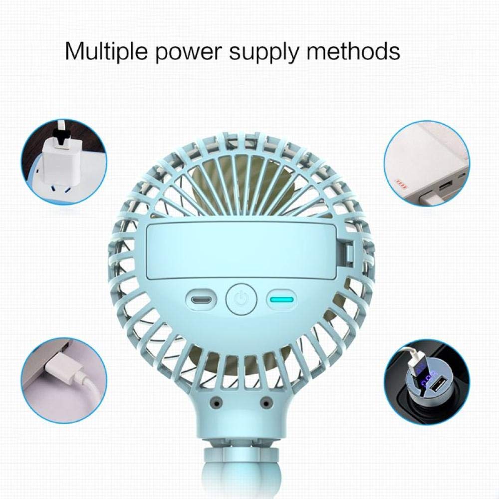 Mini Portable Hanging Octopus Shape Stand Adjustable Handheld USB Fan - Blue | Personal Cooling Fan for Office, Home, Outdoor, Travel & Camping