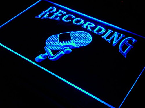 ADVPRO i206-b Professional On Air Radio Studio Sign - LED Light Up Sign for Broadcasting Studios, DJ Booths & Home Recording Spaces