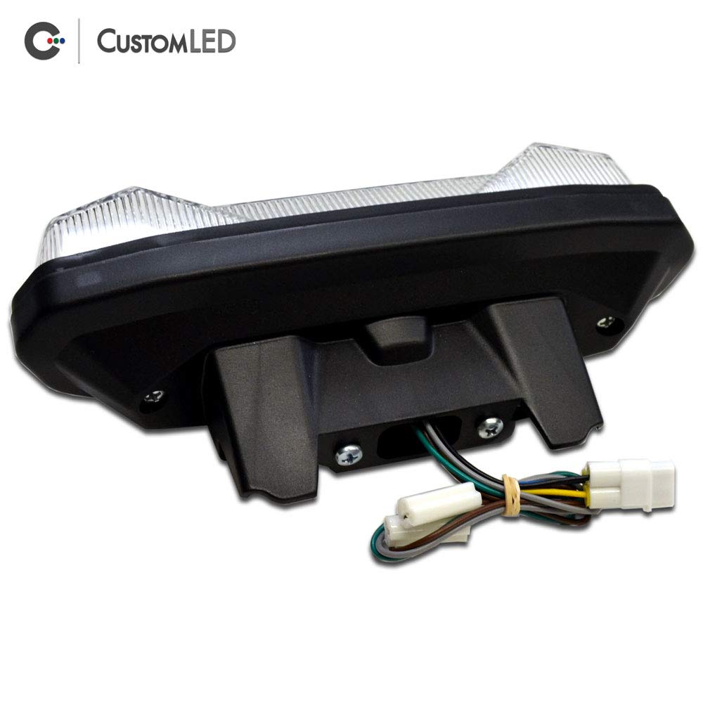Blaster-X Integrated LED Tail Light for 2019-2020 Yamaha Tracer 900 & 900 GT (Clear Lens) - High Visibility Brake Light for Motorcycle Safety & Night Riding