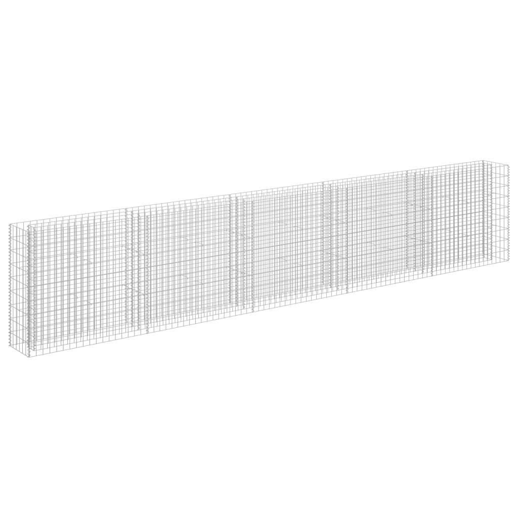 Galvanized Steel Gabion Basket Planter for Outdoor Garden - 177.2