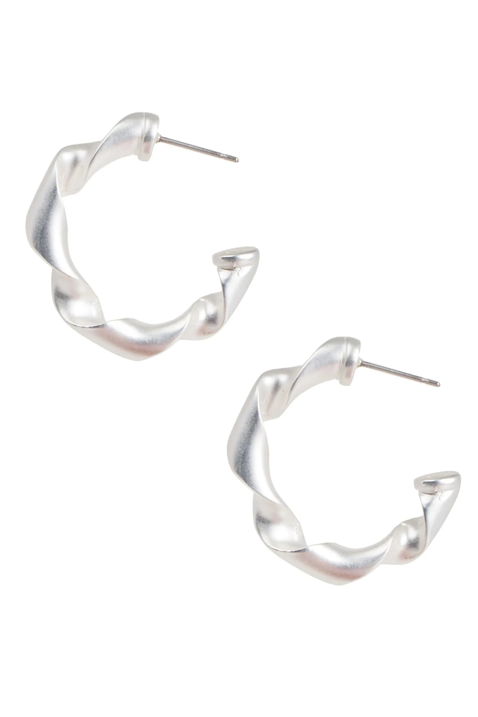 Twisted Hoop Earrings for Women - Trendy Gold & Silver Boho Dangle Earrings - Perfect for Parties, Weddings & Everyday Wear