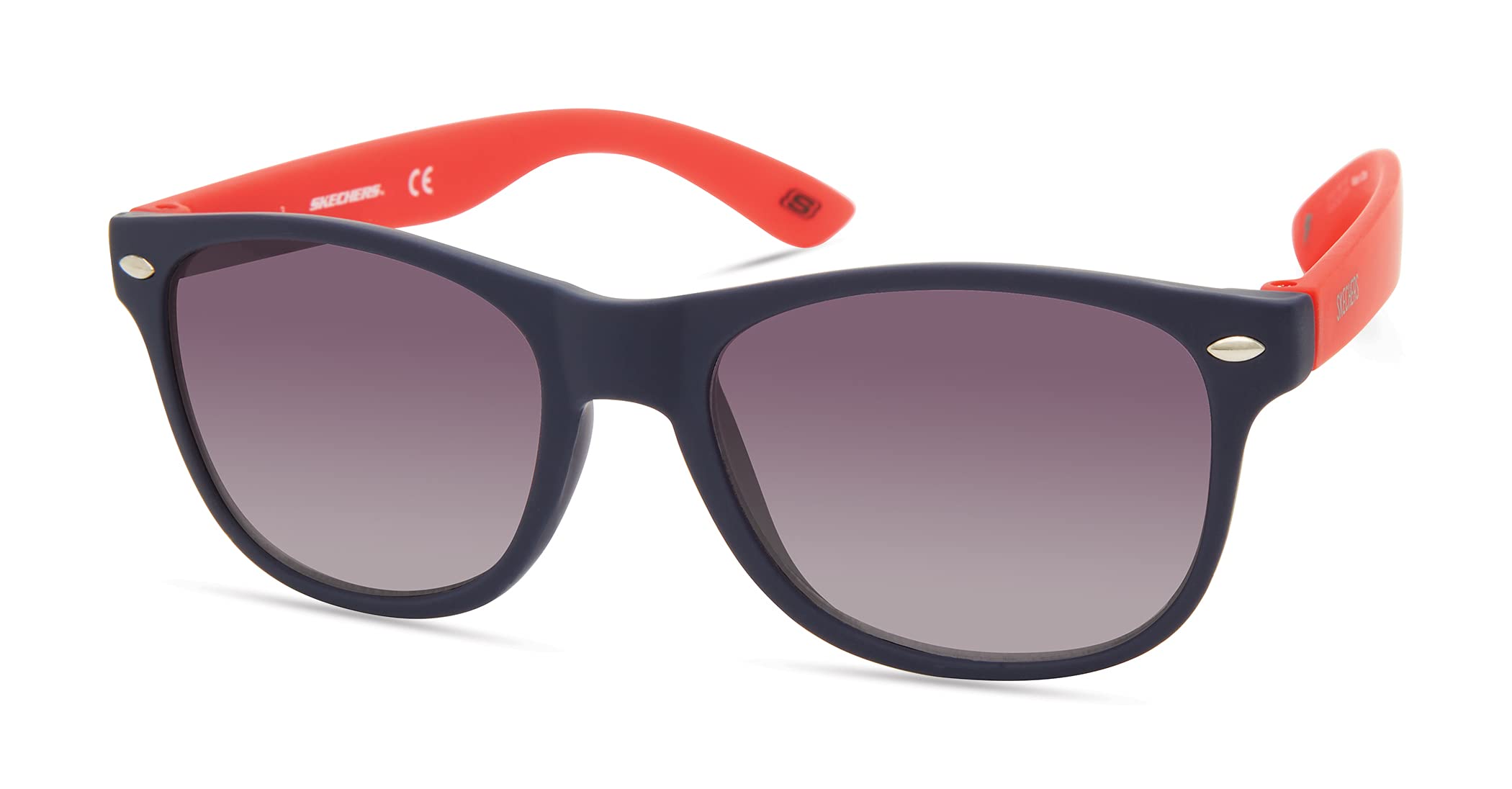 Skechers Boys' SEA9081 Square Sunglasses for Kids - UV Protection, Durable & Stylish - Perfect for Outdoor Play, Beach, and Sports Activities