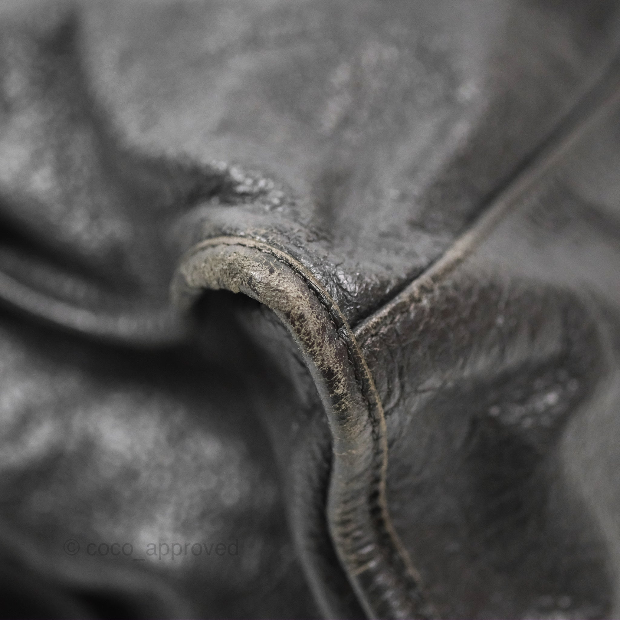 Balenciaga Classic City Bag in Dark Grey Calfskin with Silver Hardware - Perfect for Work, Travel & Everyday Use