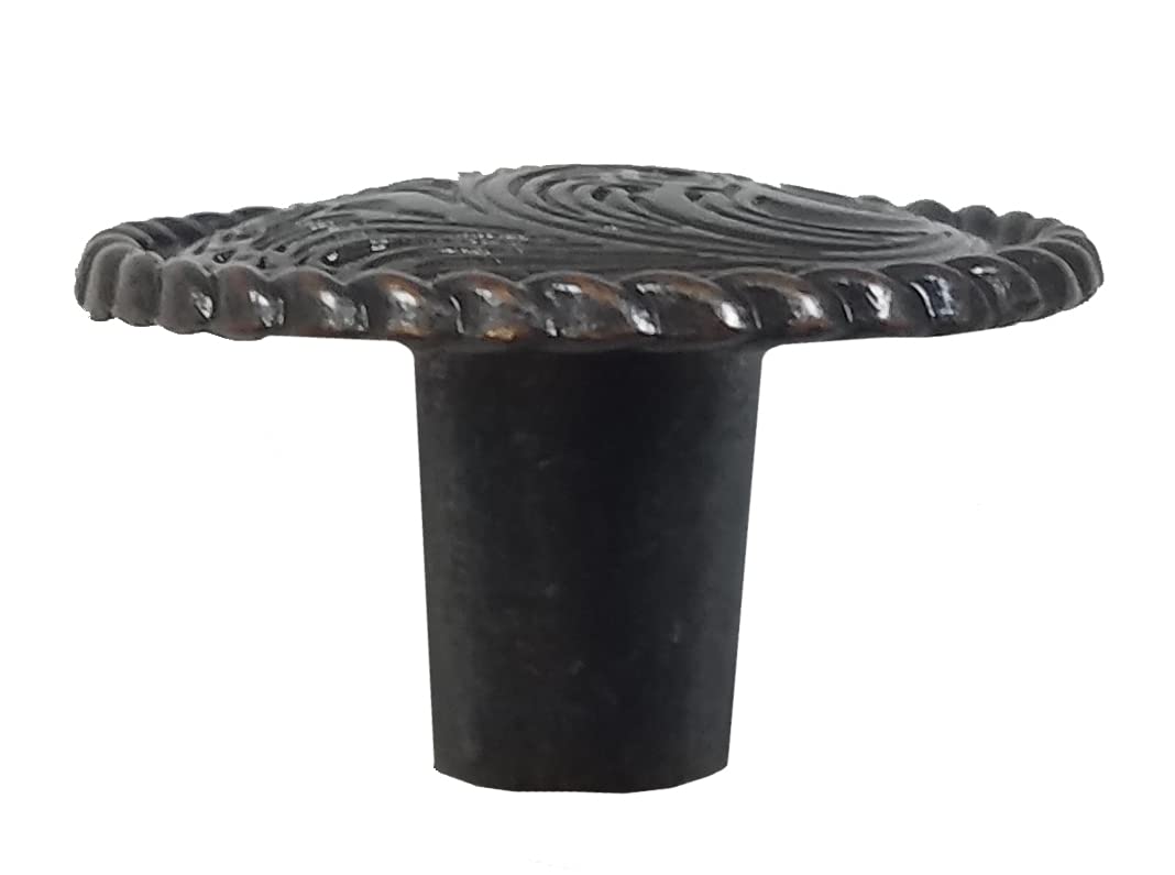 24-Pack Classic Americana Oil Rubbed Bronze Drawer Knobs - Vintage Cabinet Hardware for Kitchen, Bathroom & Furniture Restoration