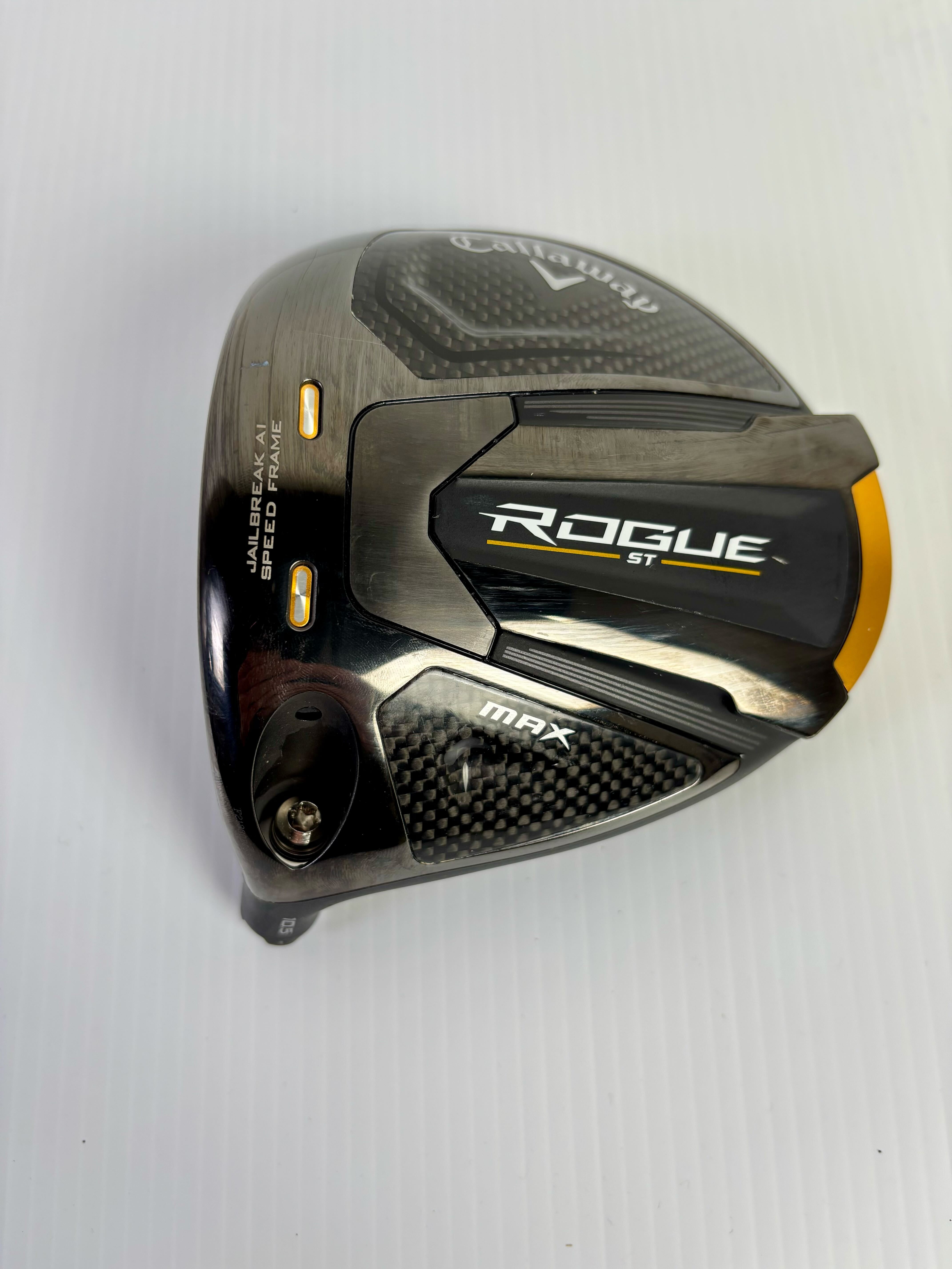 Used Callaway Rogue ST Max Driver Head Only - Left Handed Golf Club for Men | Perfect for Driving Range Practice & Tournament Play