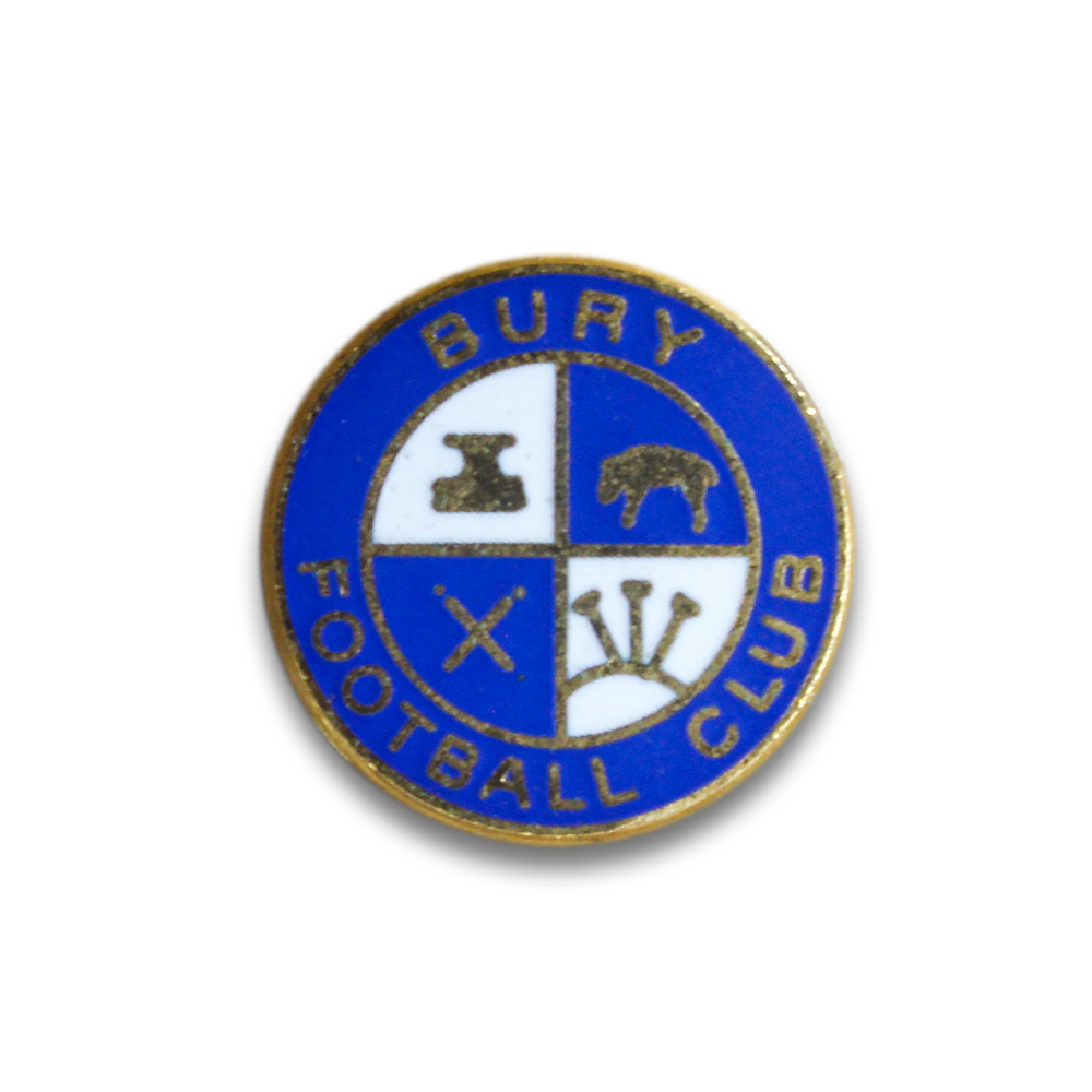 Bury FC Pin Badge - Officially Licensed Football Club Enamel Lapel Pin - Collectible Fan Merchandise for Supporters, Gifts for Soccer Fans - Perfect for Jerseys, Hats, Bags & Fan Displays