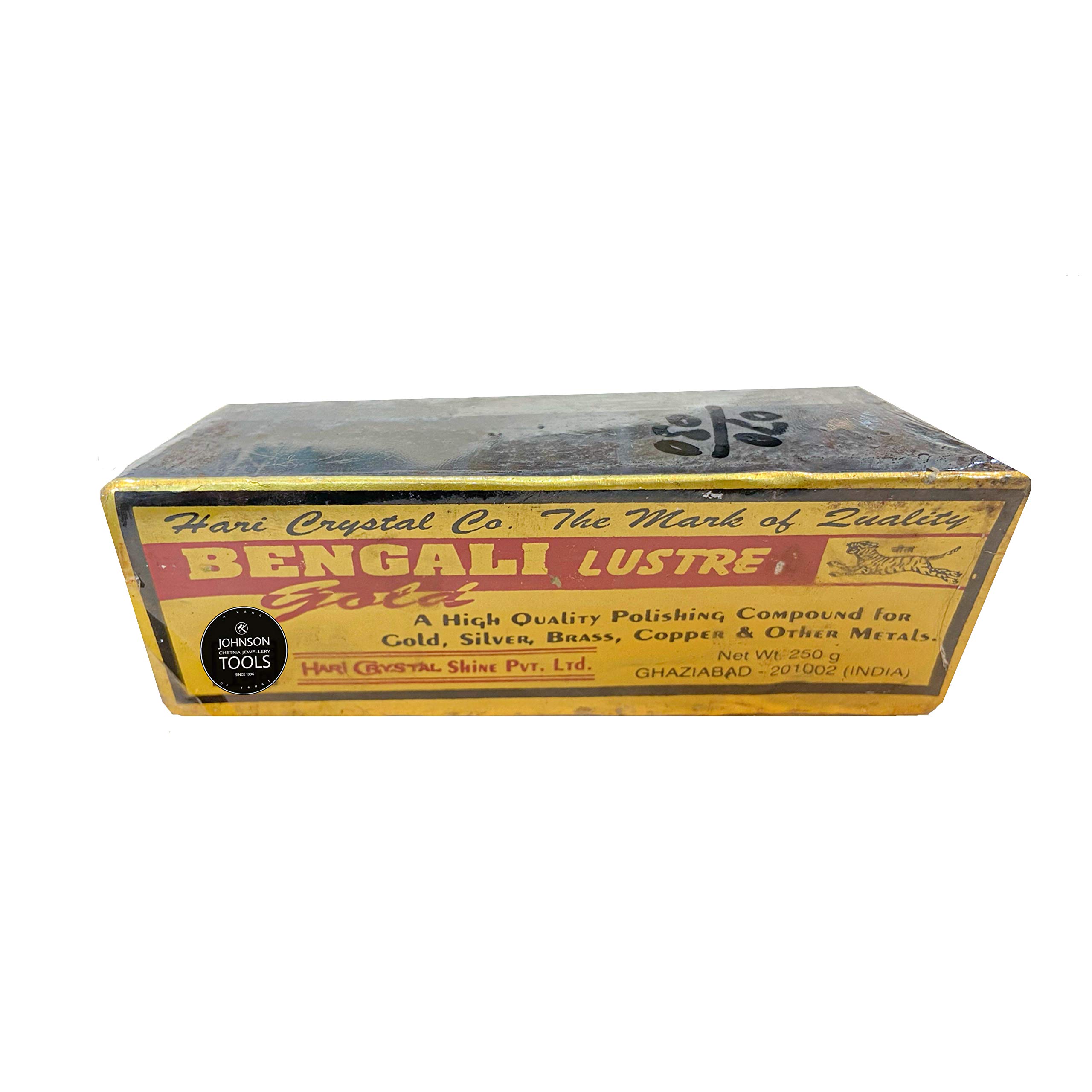 Johnson Tools Metal Polish Bar for Copper, Brass & Silver - Buffing & Cleaning