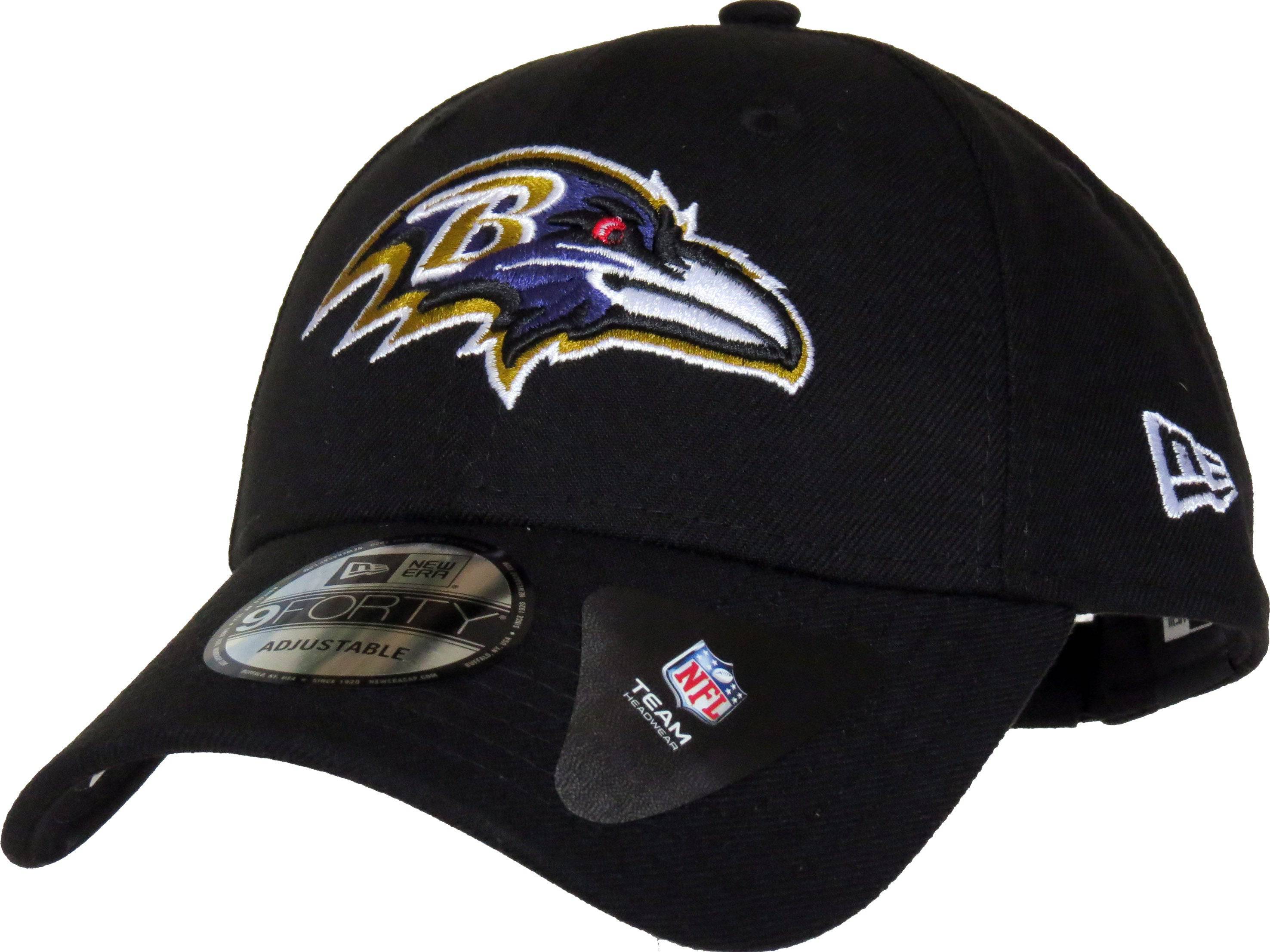 Baltimore Ravens New Era 9Forty The League NFL Adjustable Cap - Official NFL Team Hat for Men & Women - Perfect for Football Games, Tailgating & Fan Gear Collection