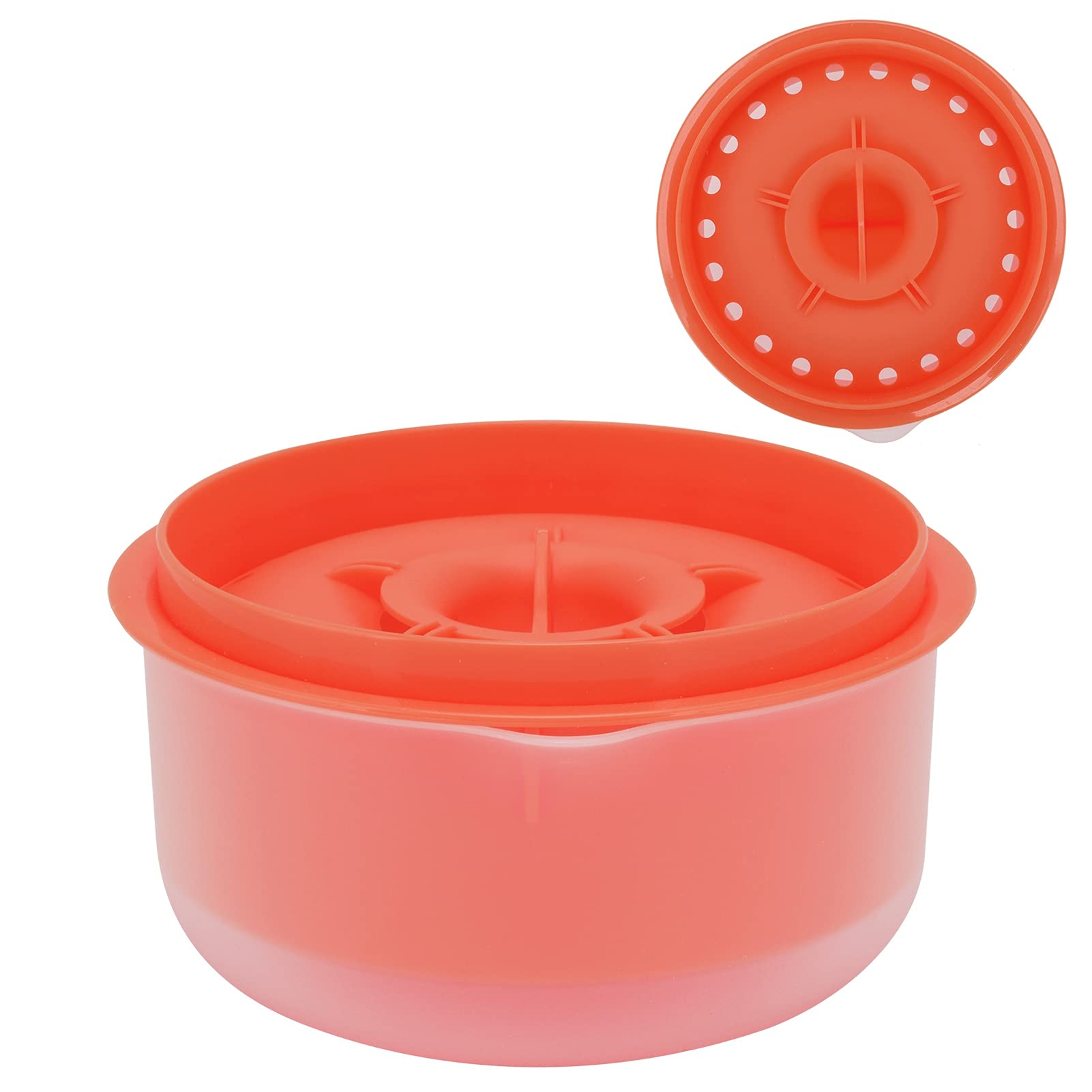 Premium Egg White Separator - Efficient Kitchen Tool for Baking Cakes & Desserts | Easy Yolk Filter for Cooking, Baking, and Healthy Recipes (Dark Orange)