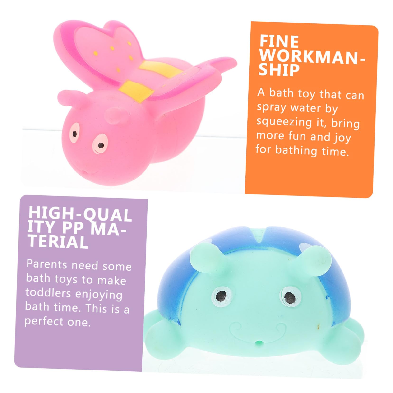5-Piece Kids Bath Toys Set - Fun Water Play & Bathtub Toys for Toddlers & Children - Perfect for Bath Time, Pool, Beach & Outdoor Water Activities