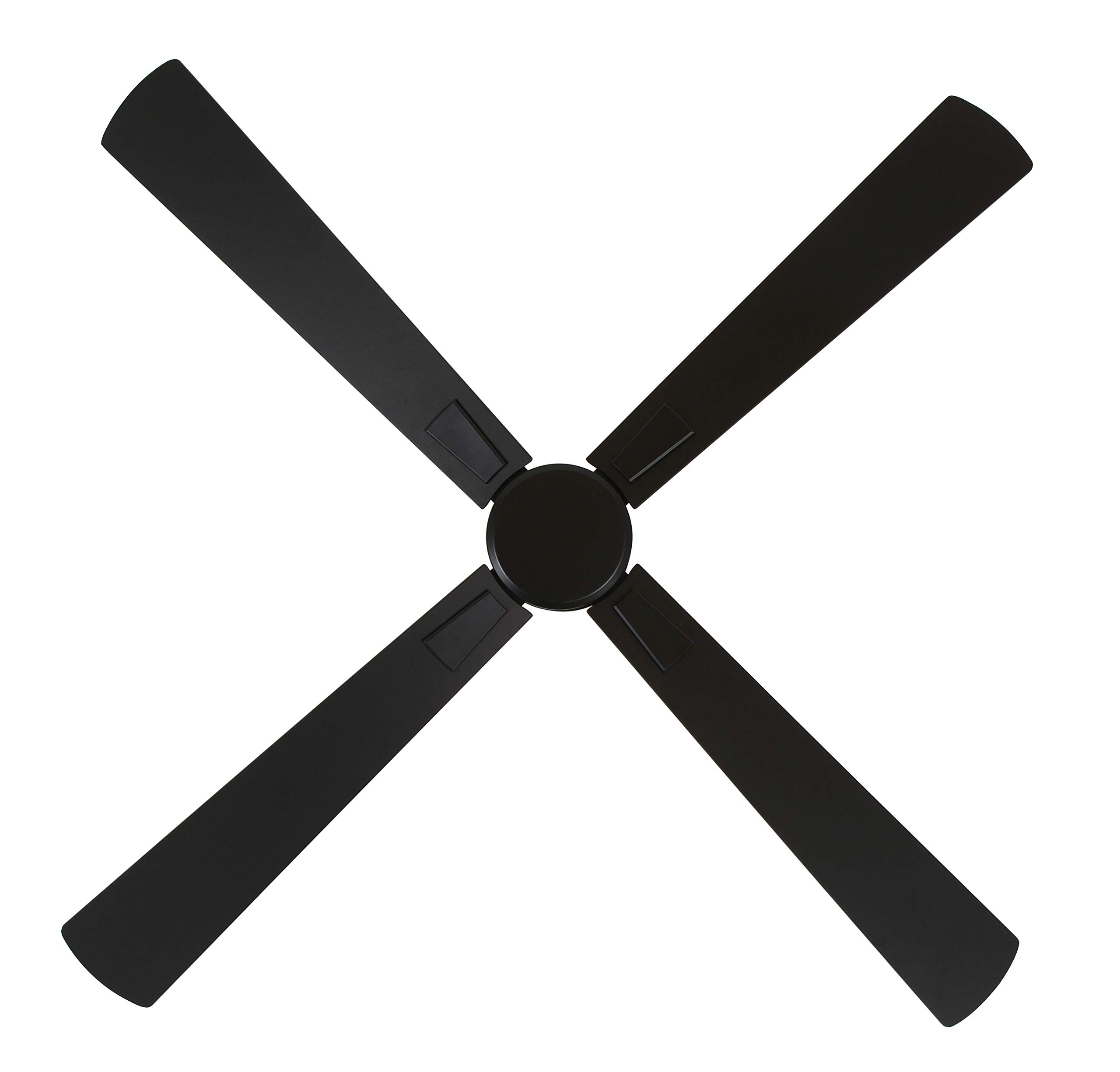 52 Inch Lucci Air Climate DC Ceiling Fan - Black | Energy Efficient & Quiet | Perfect for Living Room, Bedroom & Outdoor Spaces