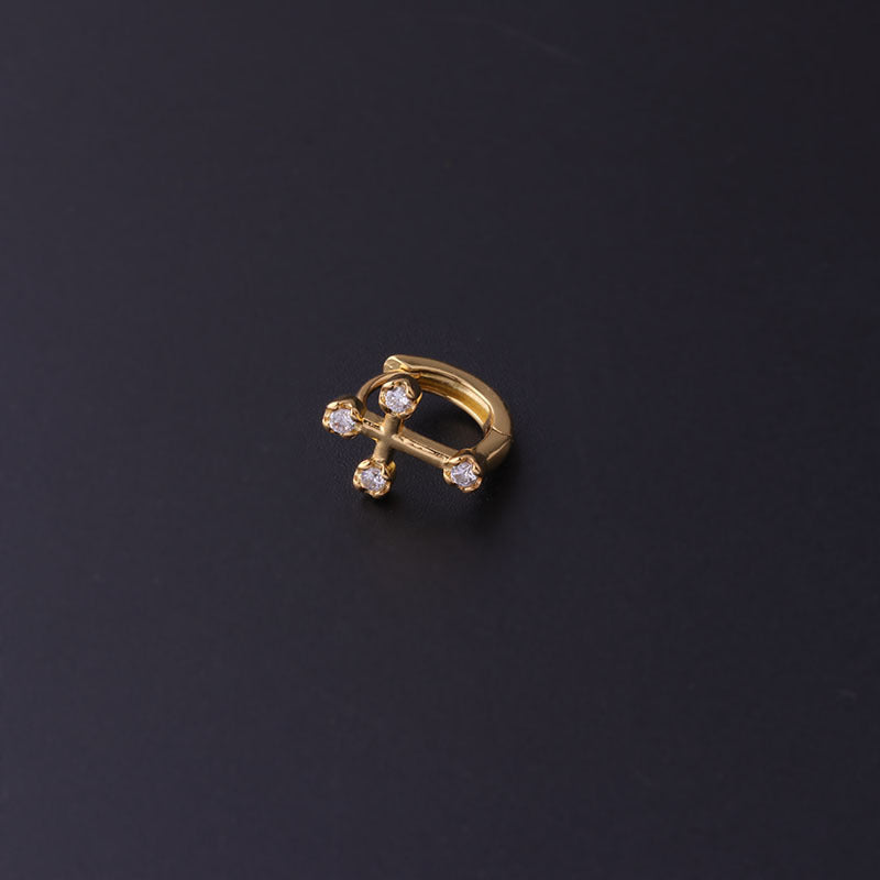 18K Gold Snake Helix Hoop Clicker Earrings for Women - Hypoallergenic Cartilage Piercing Jewelry - Perfect for Parties, Date Nights & Gifts | HSPJ702