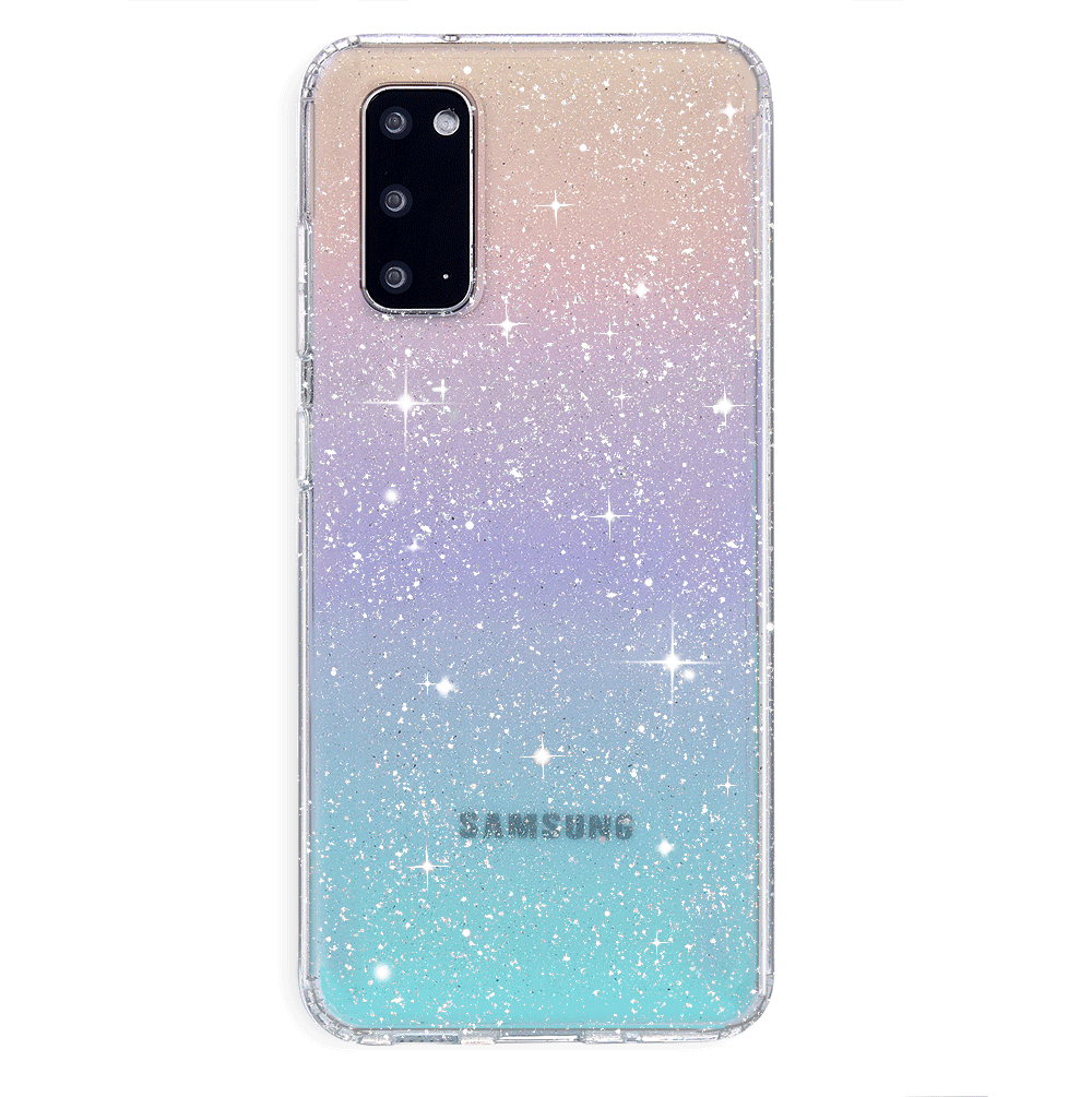 Ombre Stardust Glitter Phone Case for Samsung Galaxy - Protective & Stylish Cover for Everyday Use & Special Occasions