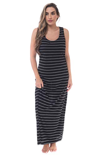Heather Grey Black Pencil Stripe