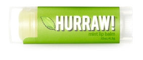 HURRAW! Organic Mint Lip Balm for Dry Lips - Natural Moisturizing & Soothing Lip Care - Perfect for Winter, Hiking & Daily Use