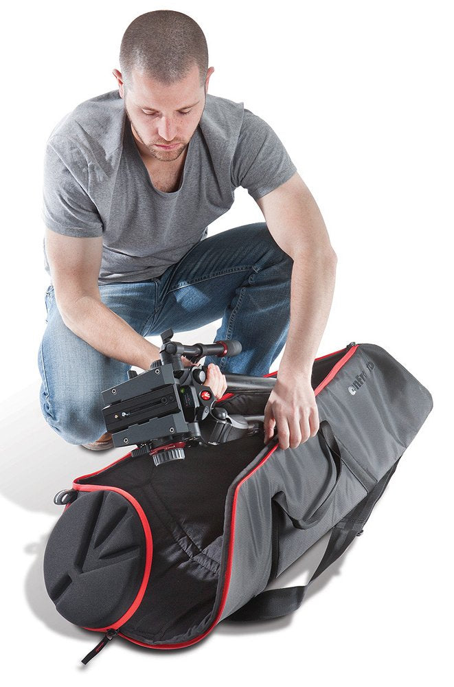 Manfrotto MB MBAG100PN Padded 100 cm Tripod Bag - Durable Camera Tripod Case for Travel & Photography - Perfect for DSLR, Video & Studio Equipment Protection