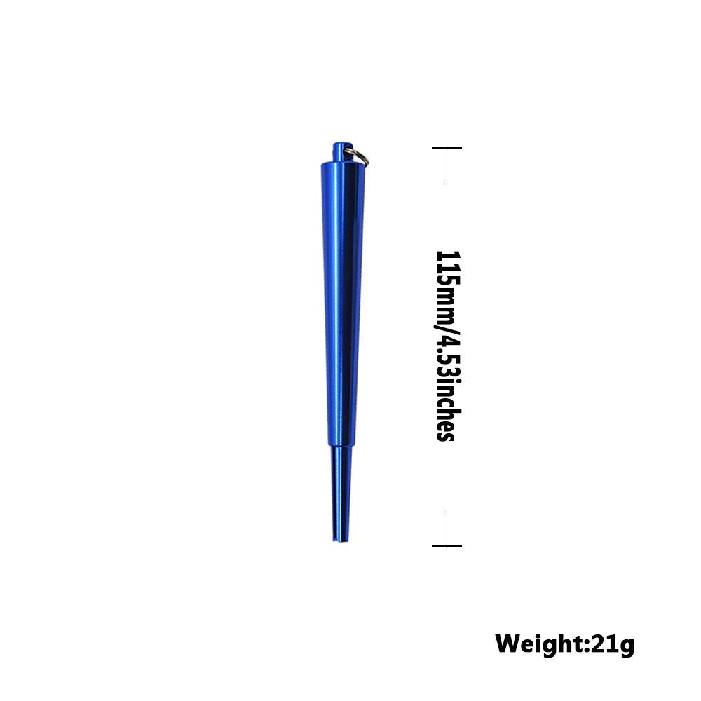 Premium RAW Rolling Papers Metal Cone Maker Roller Machine - Butt Bat for Perfect Cones (Blue) | Ideal for DIY Pre-Rolled Cones at Home or Parties