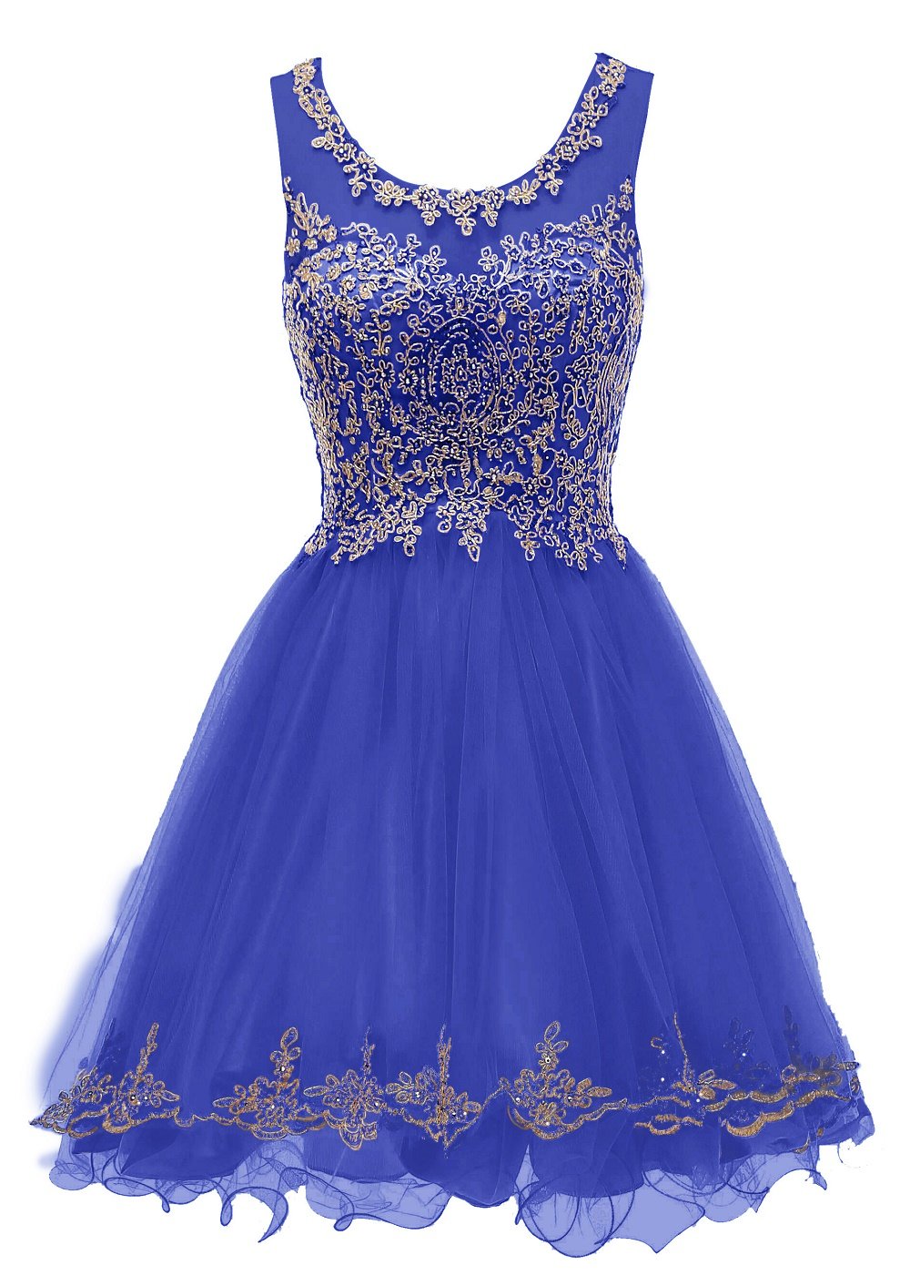 Junior Short Prom Dresses with Lace Appliques & Tulle Skirt - Elegant Homecoming Dance Dresses for Teens | Perfect for School Formals, Quinceañeras & Special Occasions