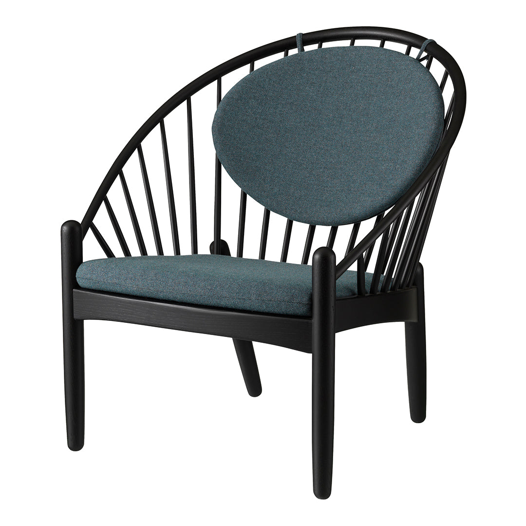 J166 Jorna Lounge Armchair - Modern Accent Chair for Living Room, Bedroom & Office - Comfortable Upholstered Armchair with Sturdy Metal Legs - Perfect for Relaxing, Reading & Home Decor