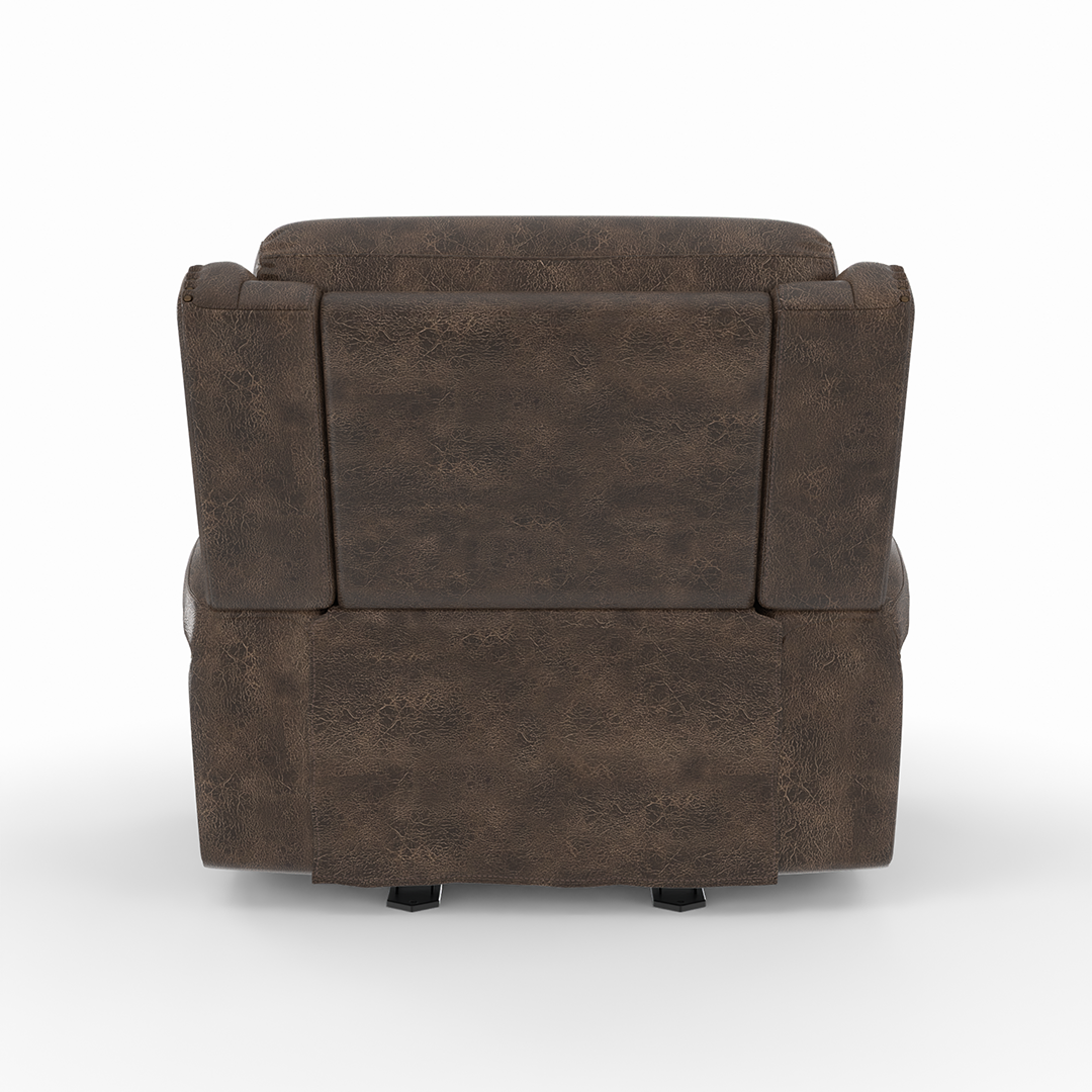 Quade Manual Glider Recliner Chair - Comfortable Rocking Swivel Lounge Chair for Living Room, Nursery & Bedroom - Perfect for Relaxing, Nursing & Reading