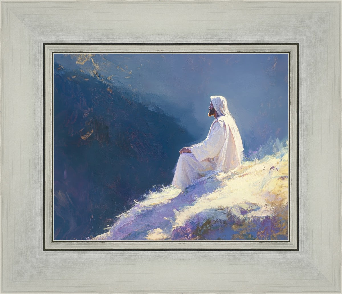 Contemplation By Justin Anna Culebro - Abstract Wall Art Painting for Home & Office Decor | Perfect for Living Room, Bedroom or Meditation Space