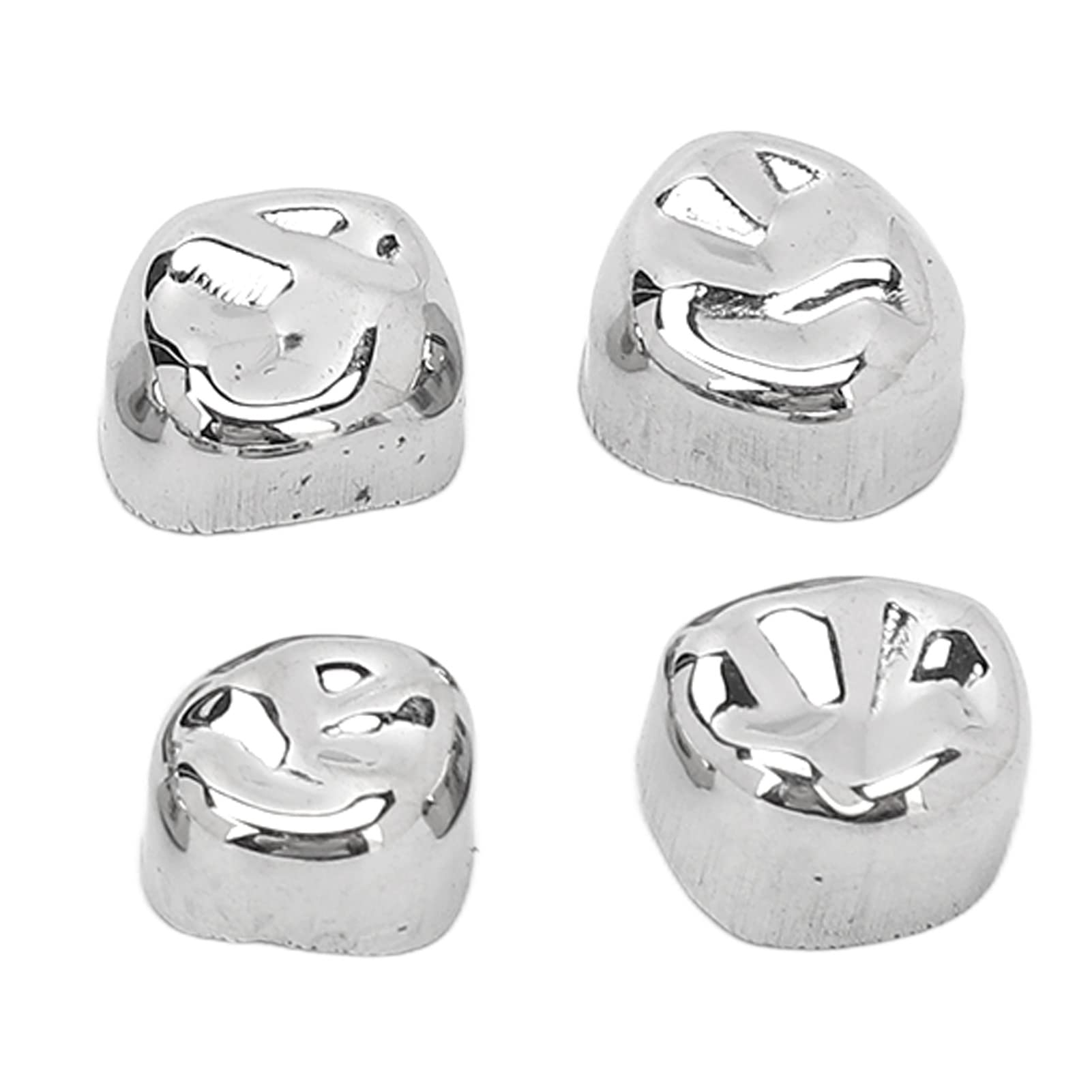 Stainless Steel Dental Crowns for Teeth - Anti-Rust Metal Molar Caps for Tooth Loss Prevention | Dental Clinic & Hospital Use