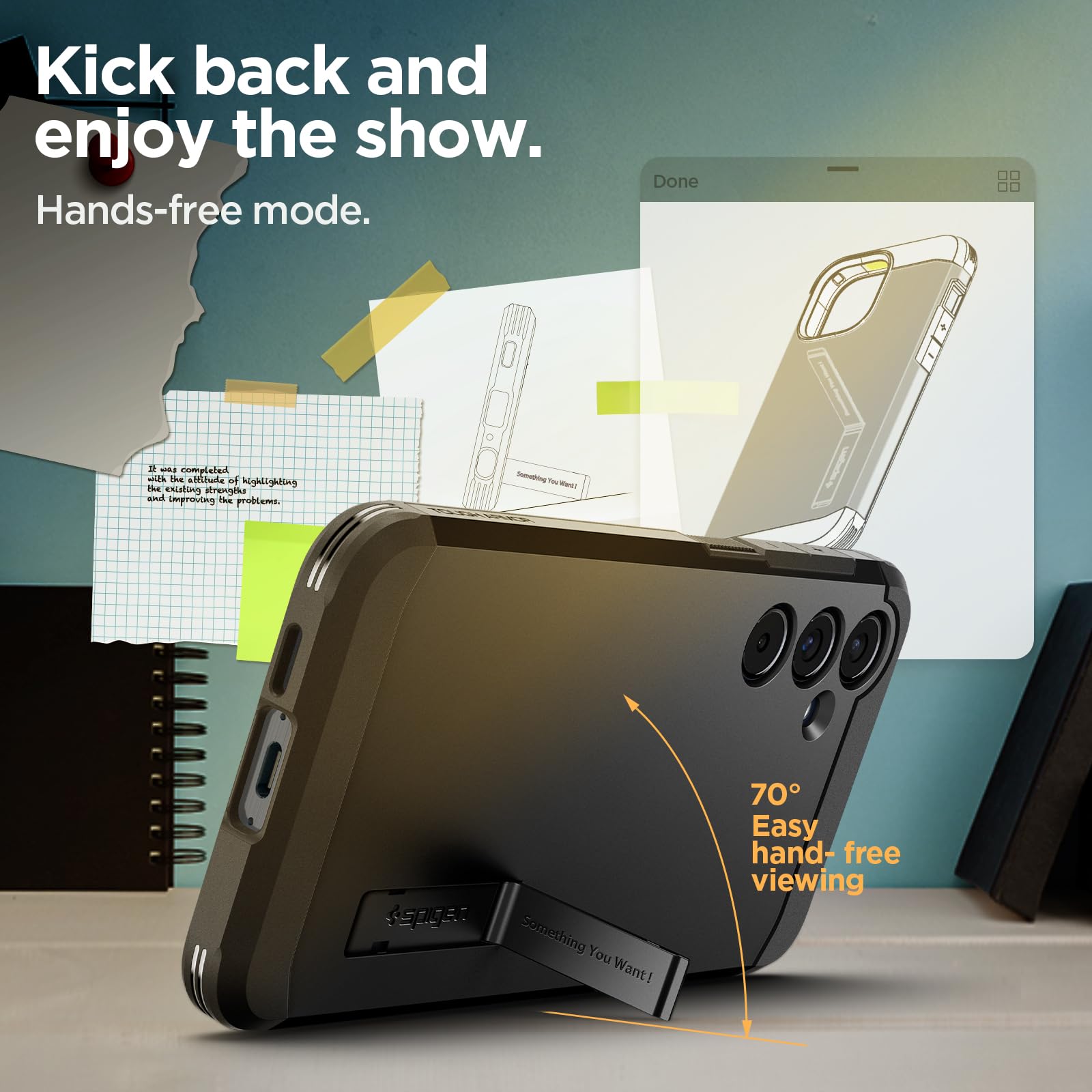 Spigen Tough Armor Shockproof Case for Samsung Galaxy A55 5G (2024) - Heavy Duty Protection, Slim Fit Design - Perfect for Outdoor Activities & Daily Use