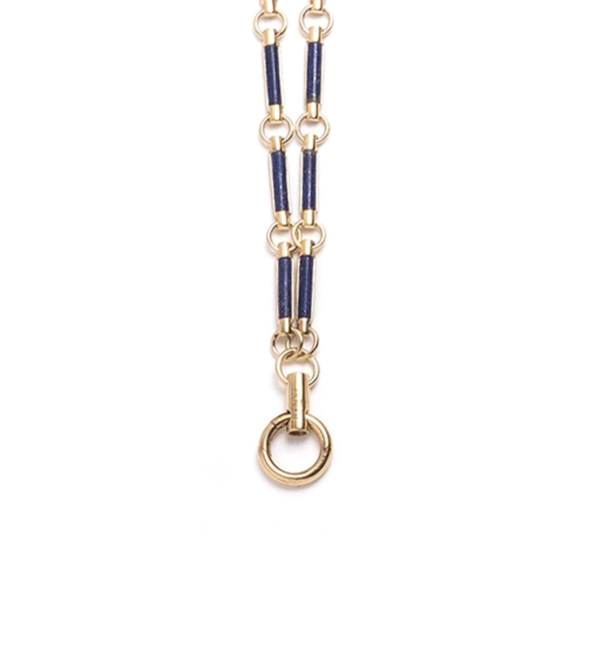 Lapis Lazuli Stone Hanging Clock Weight Chain - Elegant Decorative Clock Pendulum for Grandfather Clocks, Wall Clocks & Home Décor