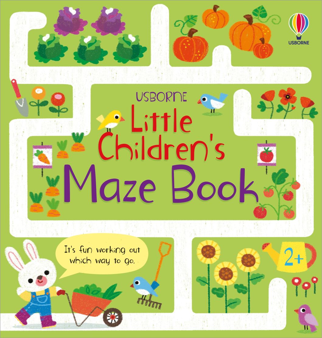 Usborne Softcover Maze Activity Book for Little Kids - Fun Learning & Problem-Solving Games for Toddlers & Preschoolers | Perfect for Travel, Classroom & Quiet Time Activities