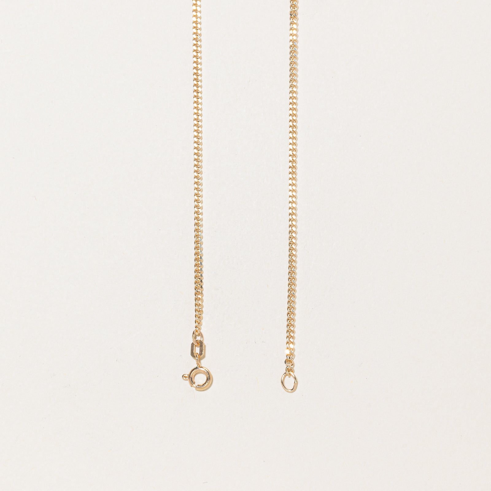 14K Yellow Gold Curb Link Chain Necklace - 19.75 Inch Length | Elegant Layering Piece for Women, Perfect for Everyday Wear & Special Occasions