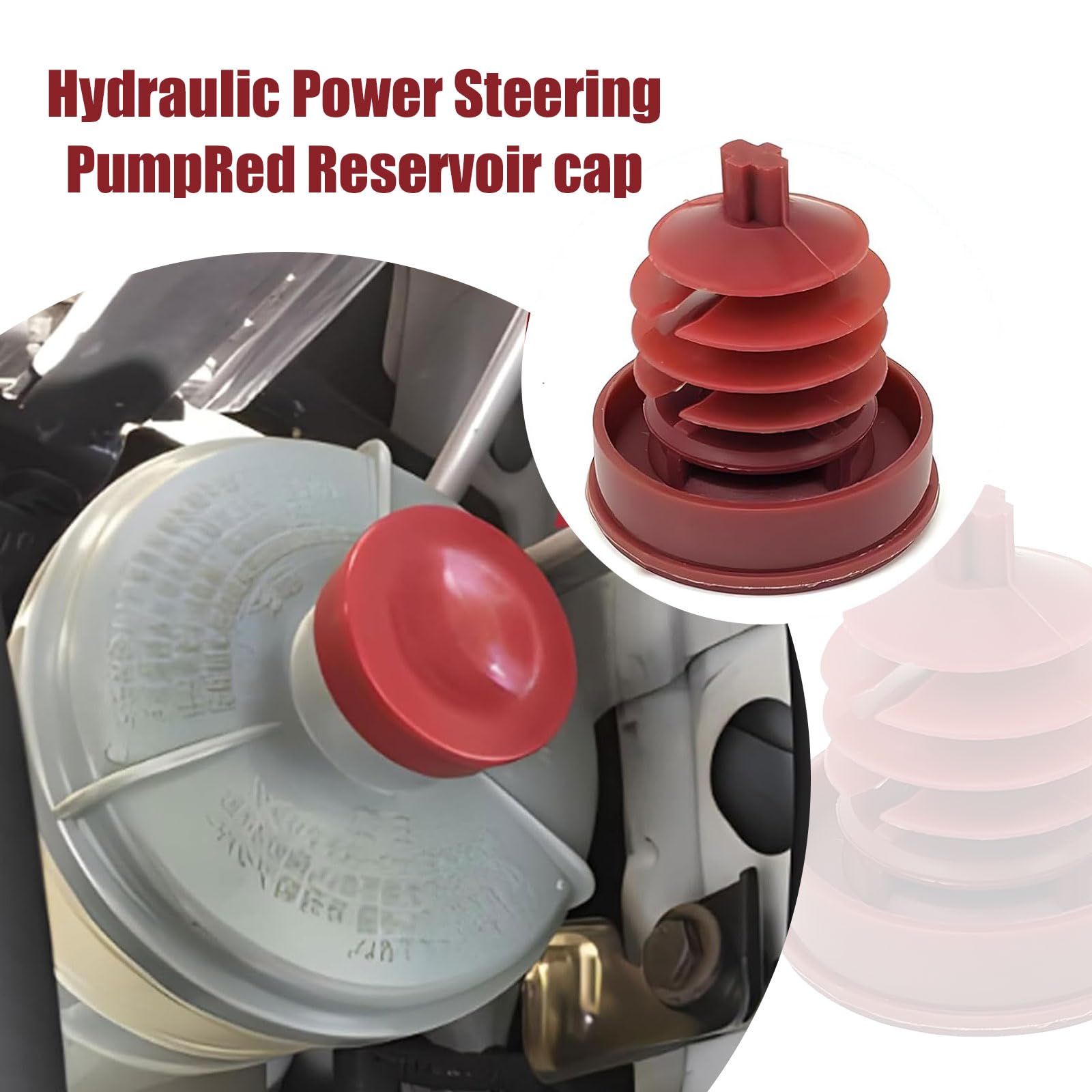 2 PCS Car Power Steering Pump Oil Cap, 1.34