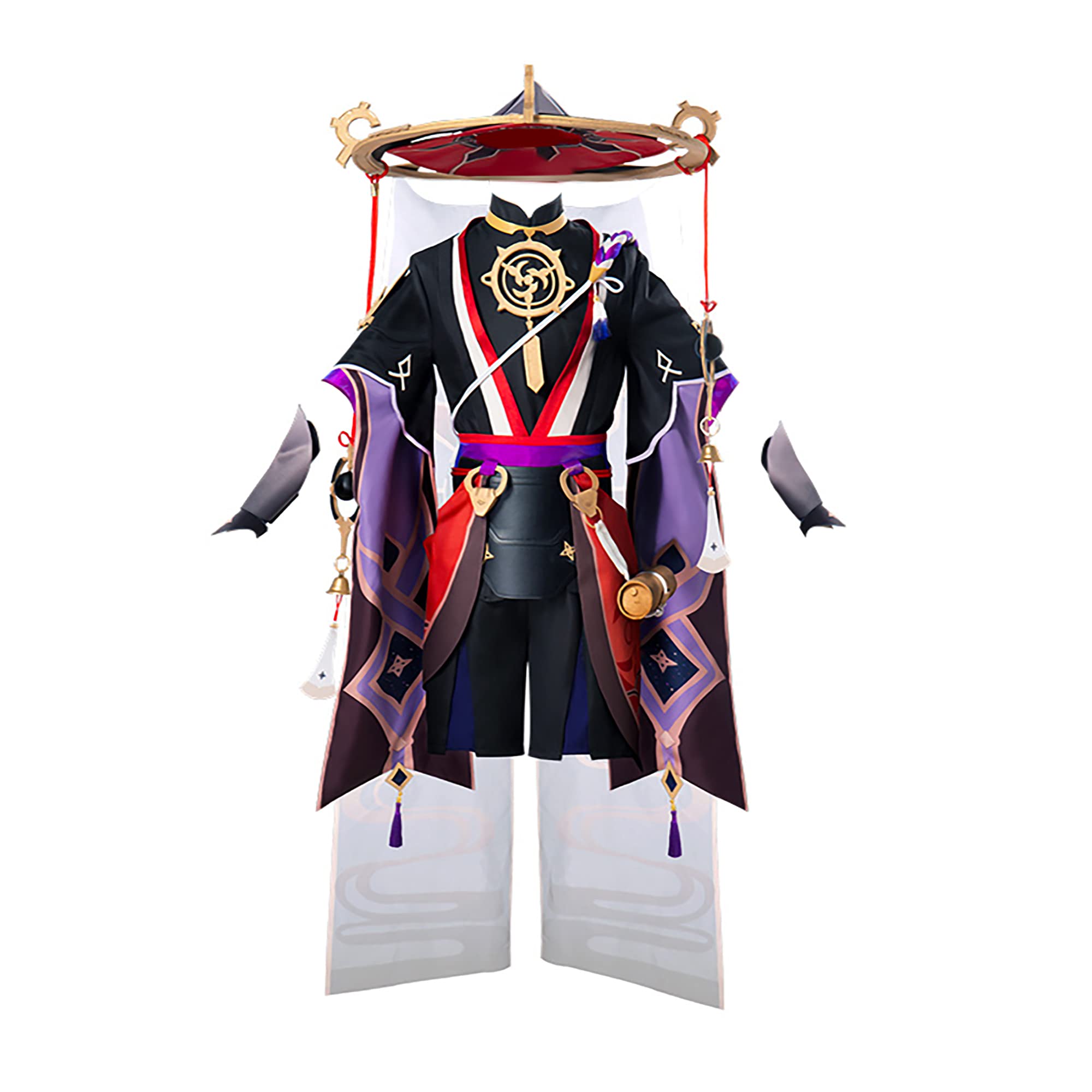 Genshin Impact La Signora Cosplay Costume - Villain Thunder Warlock & Scaramouche Anime Dress | Perfect for Halloween, Comic Con & Cosplay Events