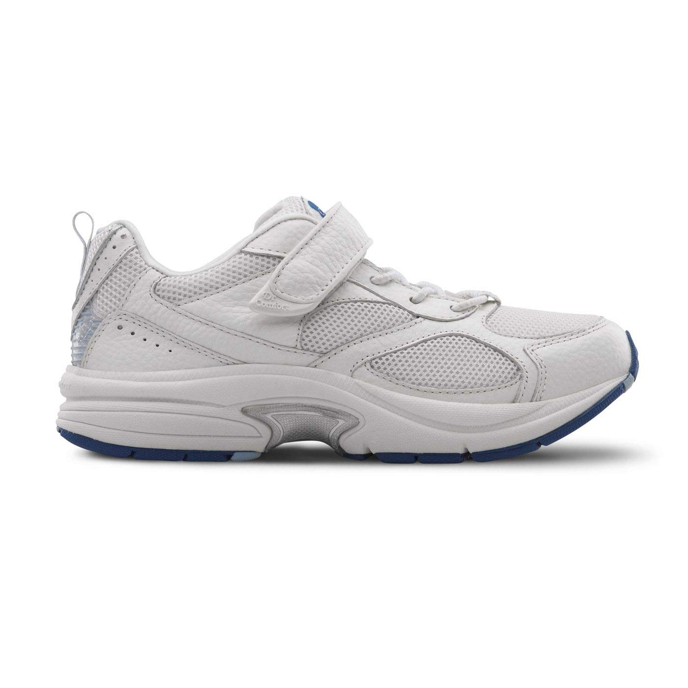 Dr. Comfort Victory White Therapeutic Shoes for Women with Gel Inserts - Stylish Closure - Women's Sneakers & Athletic Shoes for Plantar Fasciitis, Diabetes & Comfort Walking