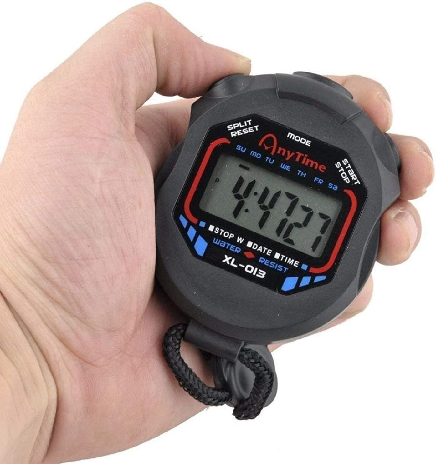 FomaTrade Waterproof Digital Stopwatch Timer - Large Display Sports Stopwatch with Interval Timer for Swimming, Running, and Fitness Training