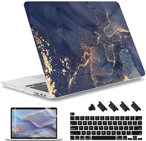 Navy Blue Marble
