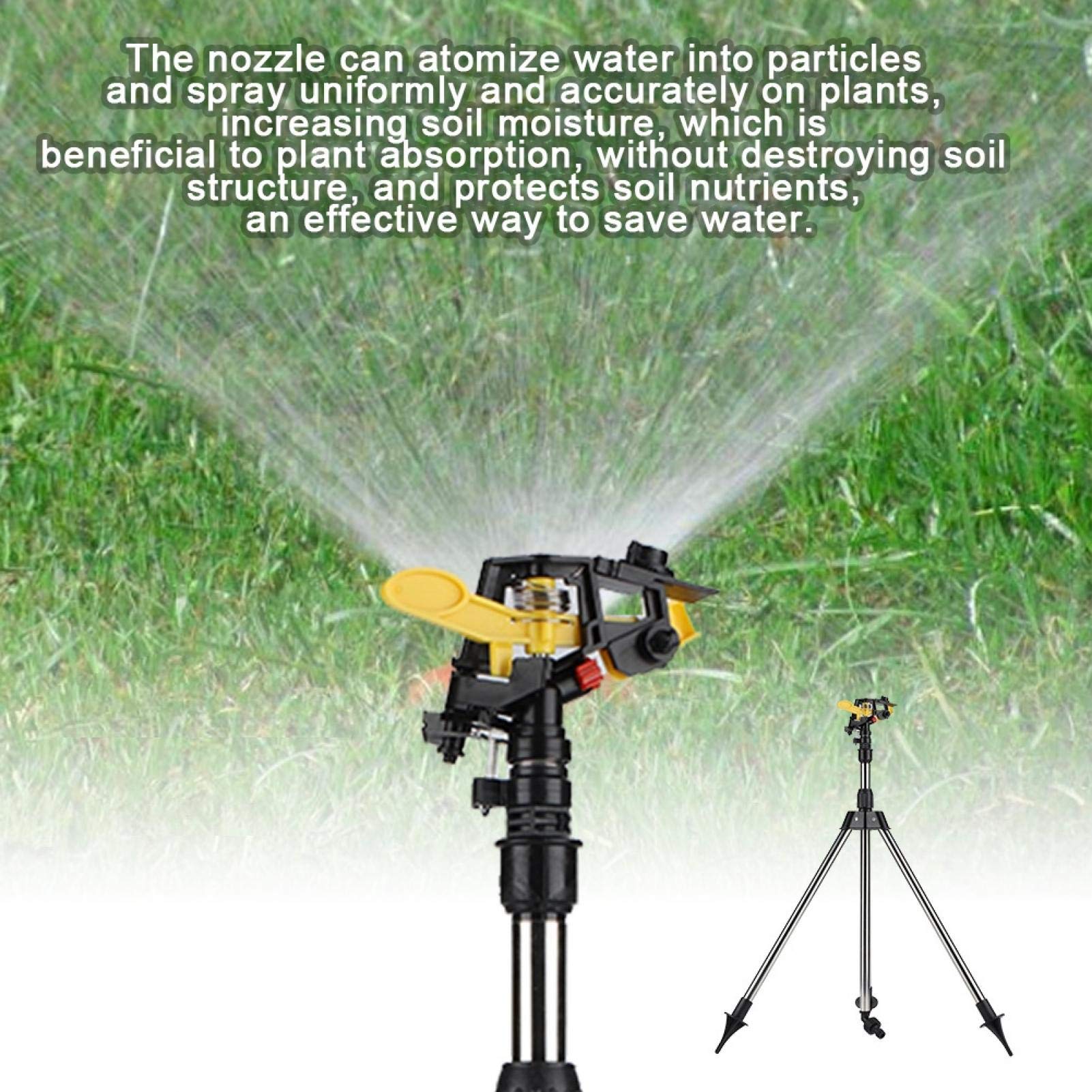 Water Irrigation Tool & Sprinkler Tripod Set - Uniform Plant Watering System for Lawns, Gardens & Trees | Water-Saving Yard & Courtyard Irrigation Solution | Perfect for Home Gardening, Landscaping & Agricultural Use