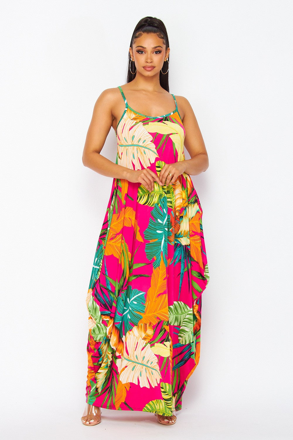 Moana Maxi Shirt Dress for Women - Flowy Hawaiian Print Beach Cover Up, Summer Vacation Outfit, Perfect for Pool Party, Resort Wear and Tropical Getaways