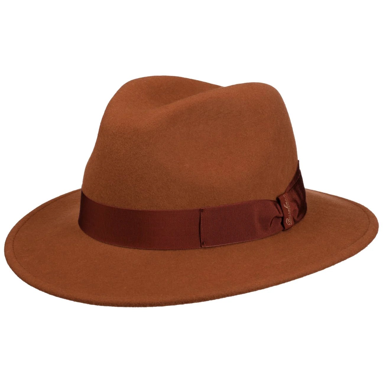 Borsalino Piemonte Traveller Wool Hat for Men & Women - Warm Winter Beanie for Outdoor Travel, Hiking & Casual Wear