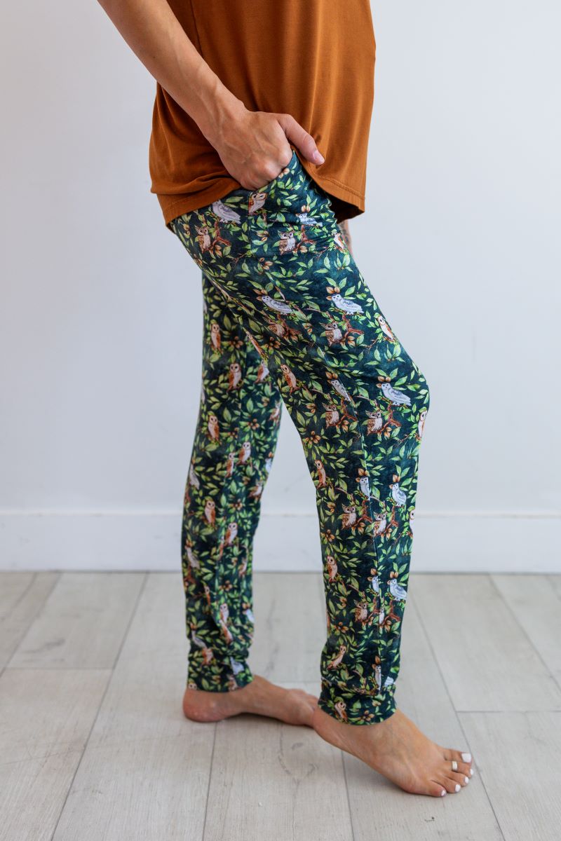 Night Owl Women's Modal Jersey Joggers - Soft Stretchy Lounge Pants for Yoga, Running & Home Comfort