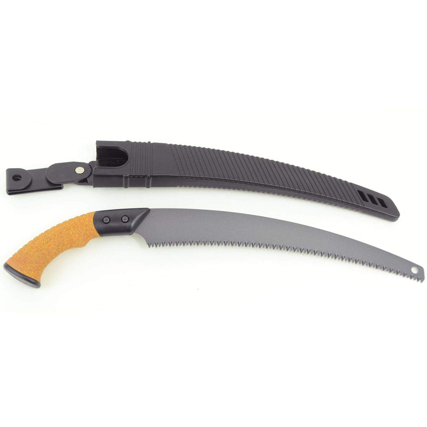 OLMSTED FORGE 13-Inch Curved Blade Hand Saw - Woodworking, Pruning & DIY Projects - Durable Steel Blade for Smooth Cutting