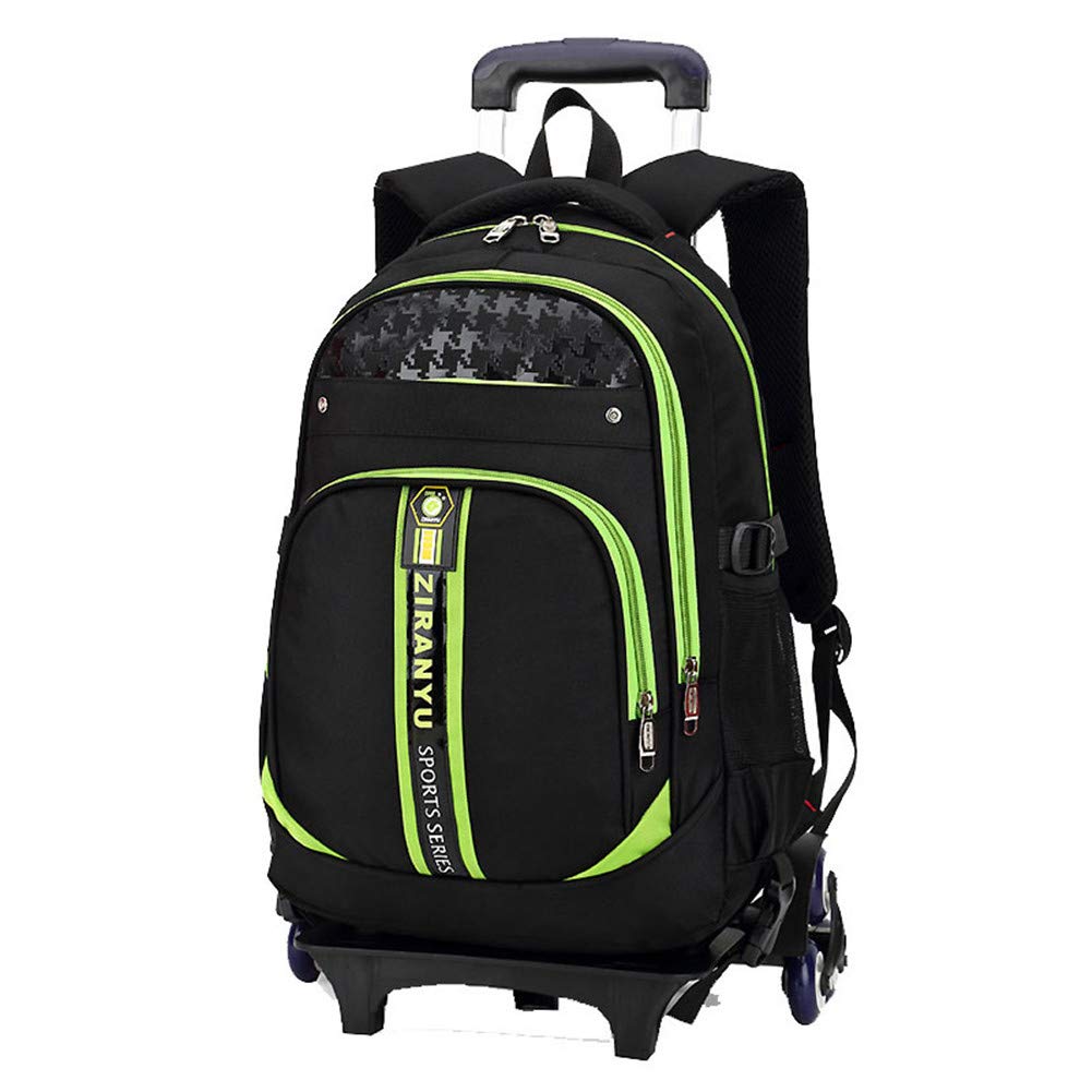 XWWS Wheeled School Backpack for Boys - Detachable Kids Rolling Backpack with Handle, Durable Trolley School Bag - Perfect Gift for Travel, School & Daily Use