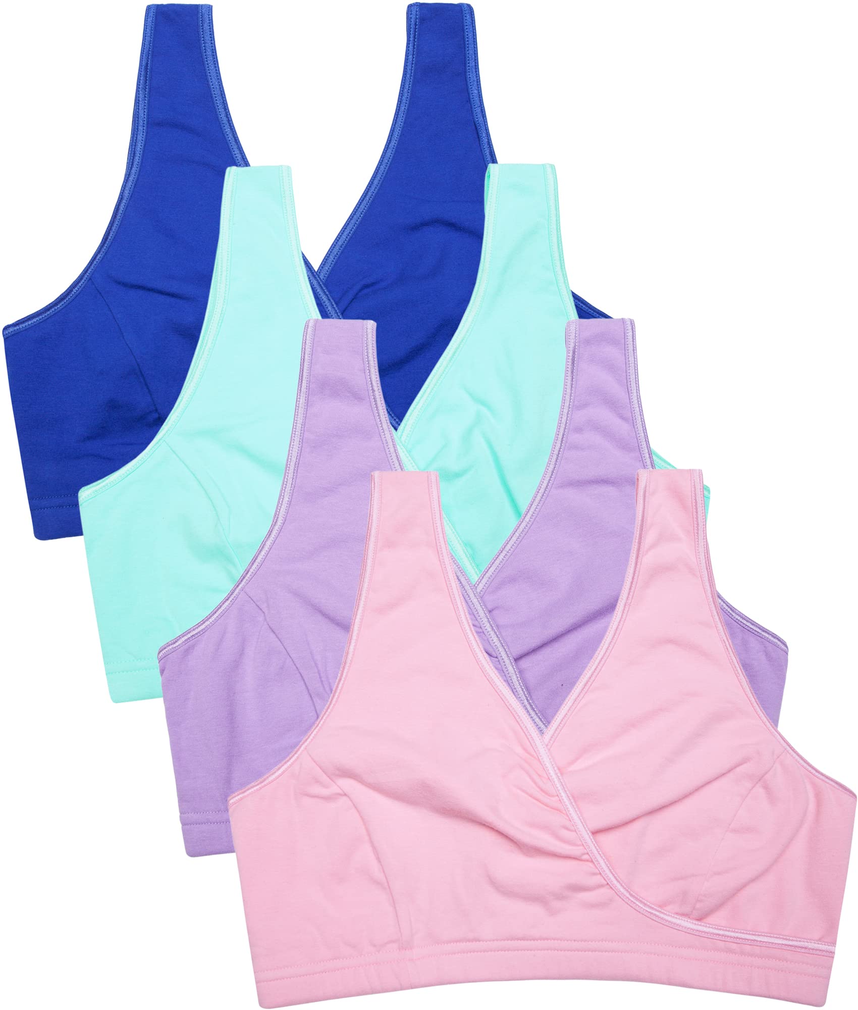 Comfortable Cotton Maternity Nursing Sleep Bra - Wireless Bralette for Breastfeeding & Lounge Wear - Perfect for Nighttime Nursing, Postpartum Comfort & Relaxing at Home