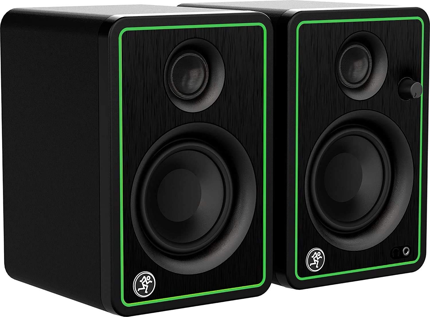 Mackie CR3-XBT 3-Inch Bluetooth Studio Monitor Speakers with EMB Cables & Phone Holder - Professional Studio Reference Monitors for Music Production, Podcasting, Gaming & Home Theater Systems