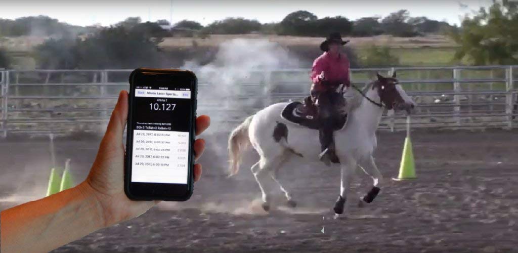 ArenaGear Professional Barrel Racing Timer with Tripod (Model RM-501) - Perfect for Rodeo Events, Horseback Riding Competitions & Equestrian Training
