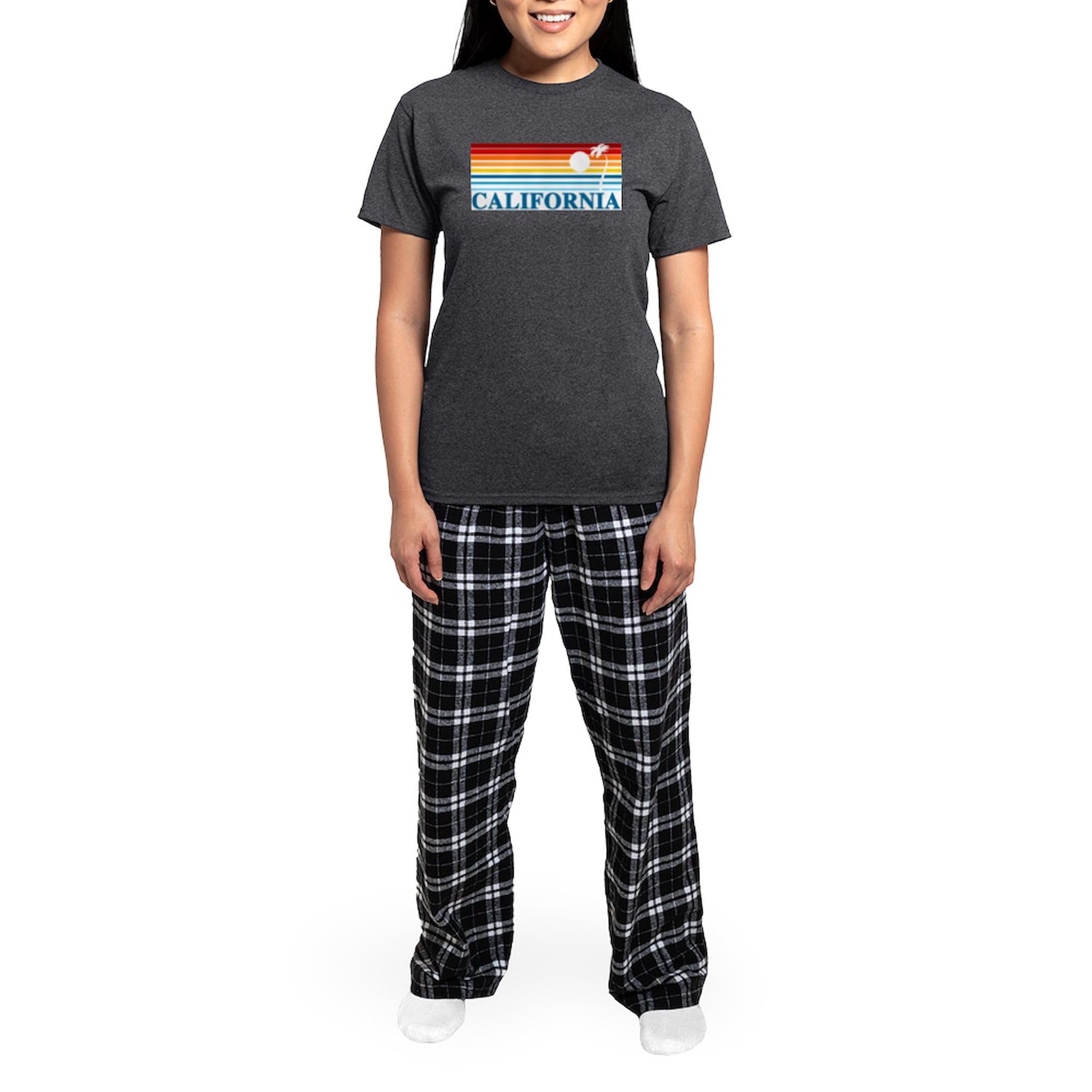 California Women's Lightweight Pajama Set - Charcoal Grey Sleepwear for Women | Cozy Lounge & Sleepwear for Relaxing Evenings at Home