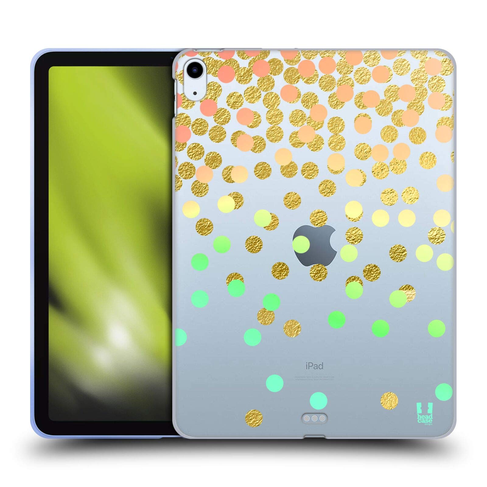 Chunky Confetti Soft Gel Case for Apple iPad Air 2020 & 2022 - Shockproof Protective Cover with Grip - Perfect for School, Work, and Travel